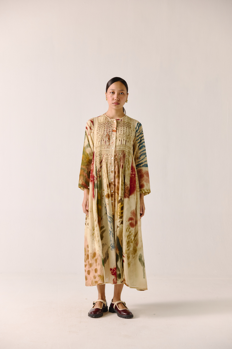 Frida Dress - Abstract cotton by CORD for women Worldwide
