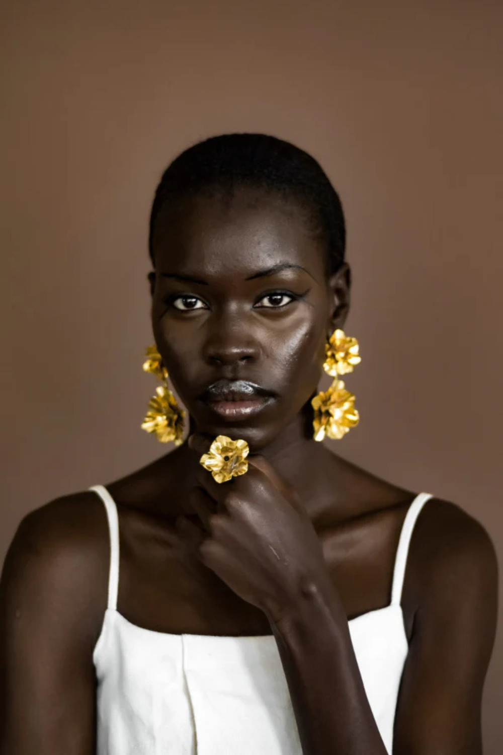 Waridi Flower Earrings