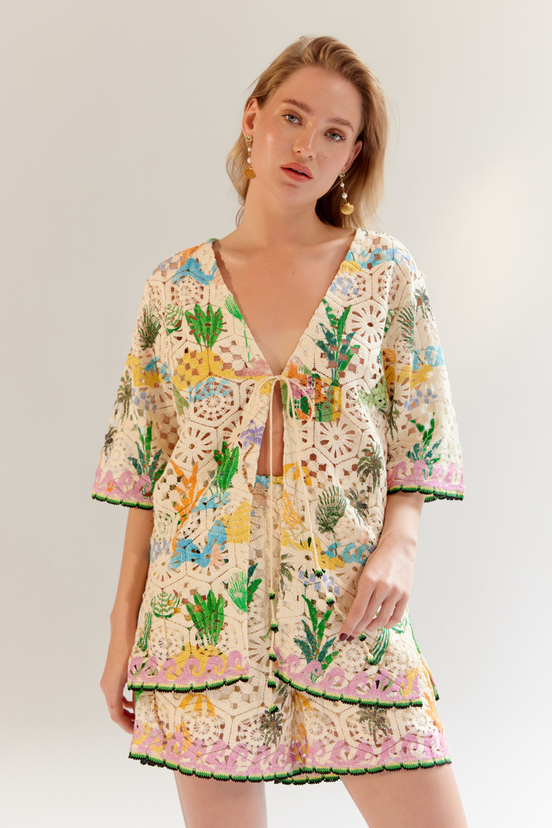 Anais Top - By the Sea by NOIB for women Worldwide