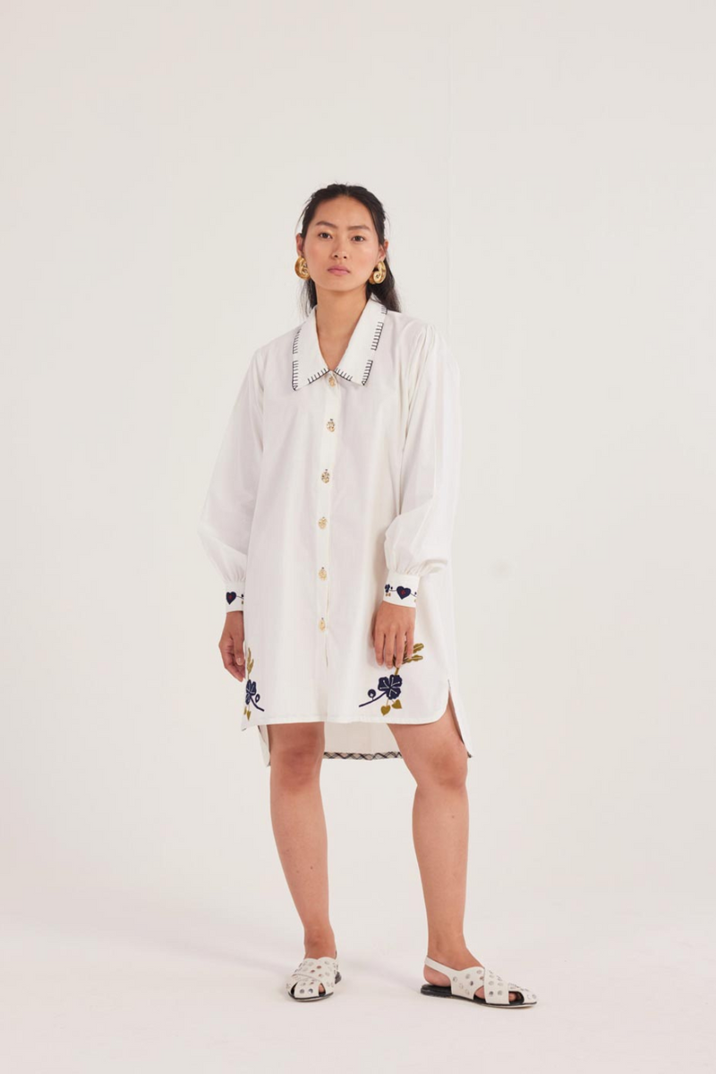 Kiji Shirt Dress poplin by JodiLife for women Worldwide