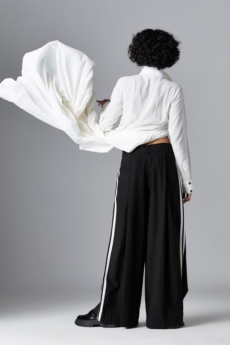 DEANNA SHIRT cotton Tops and Shirts by Chola in white color for women Worldwide