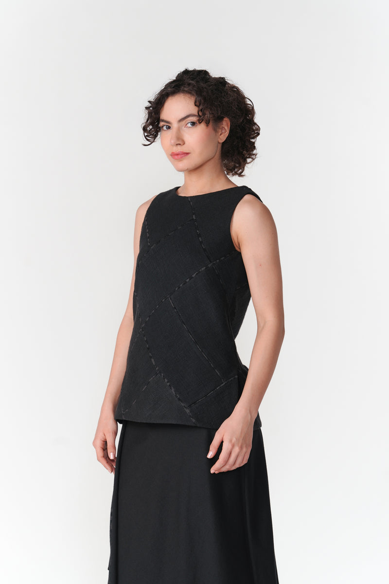 Sthira Set co-ord set by Turn Black in black for women Worldwide