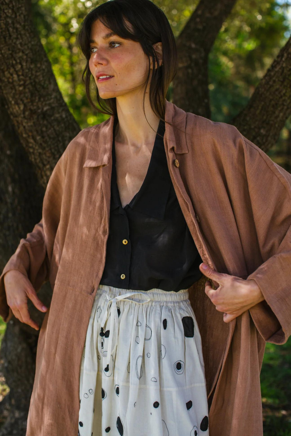 Duster jacket-Beige