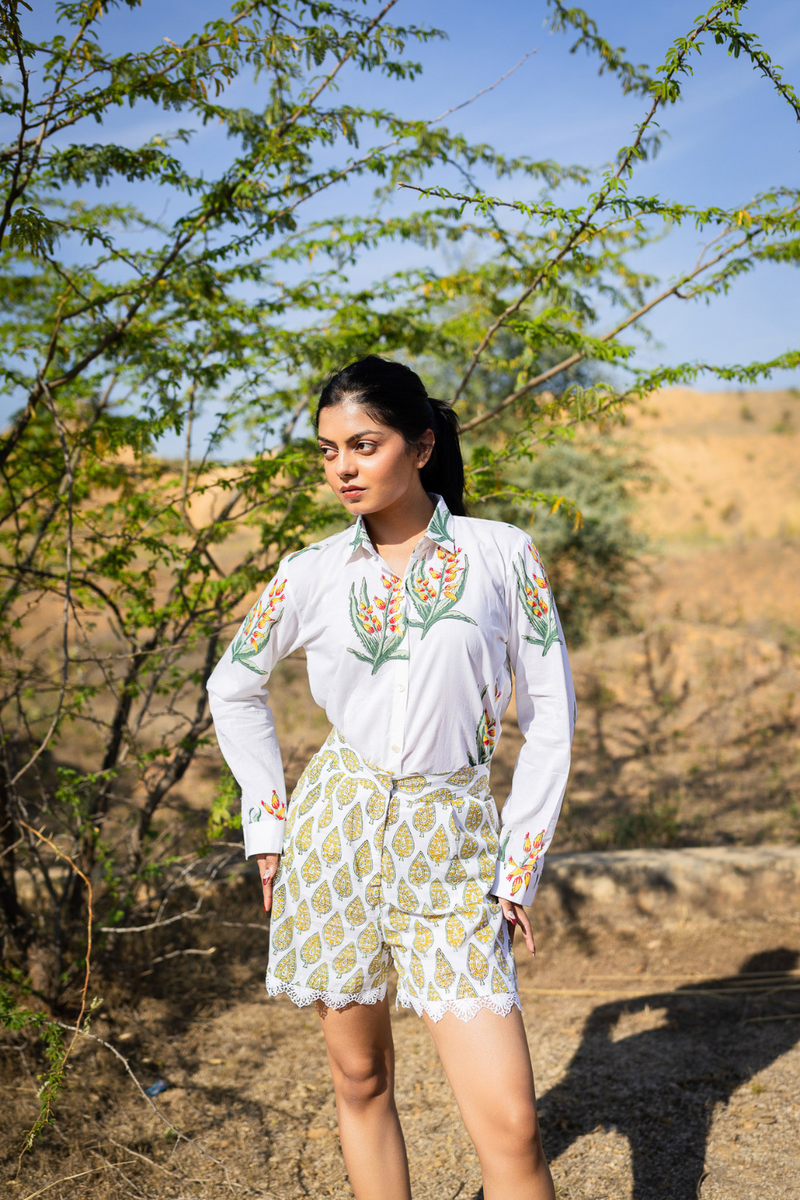 Paloma cotton by Marche in ivory color for women Worldwide
