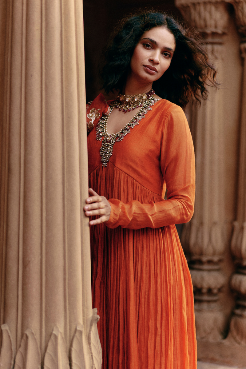 PH-2460 
Anarkali 
Skirt
Dupatta Set by Paulmi & Harsh for women Worldwide