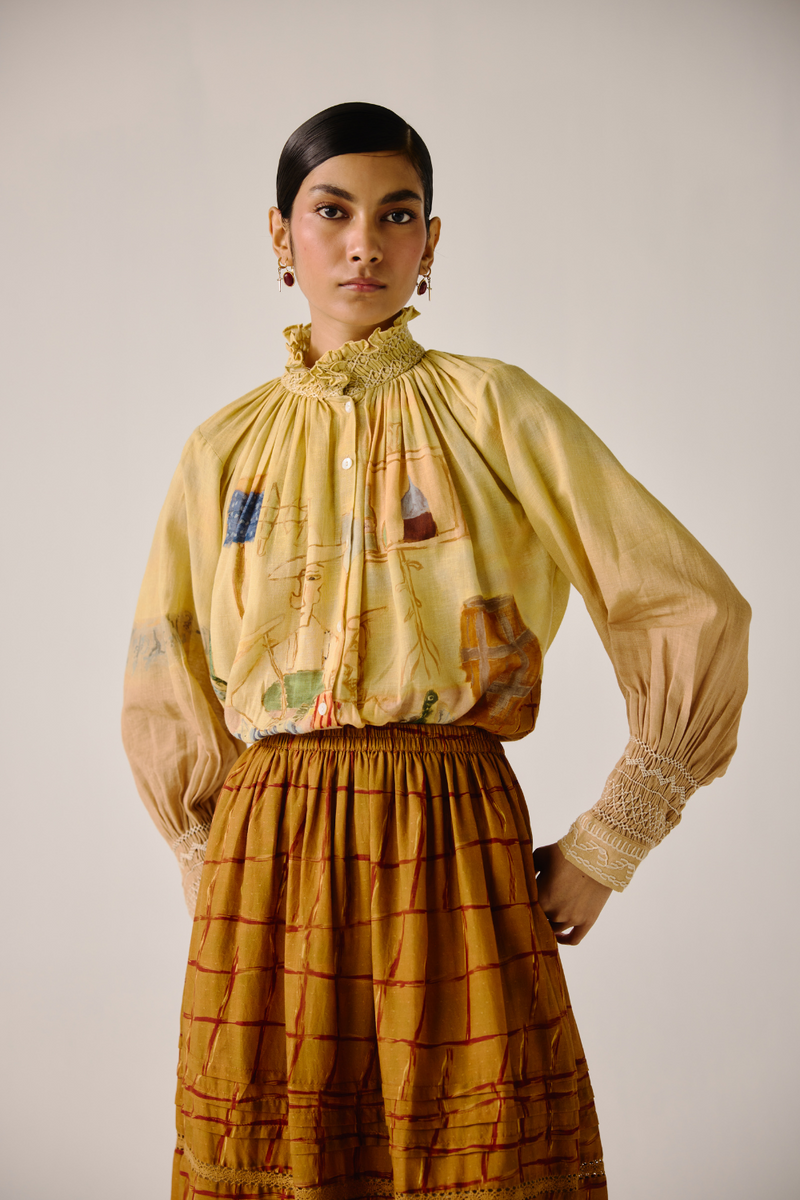 Farmer Top - Fisherman cotton by CORD for women Worldwide