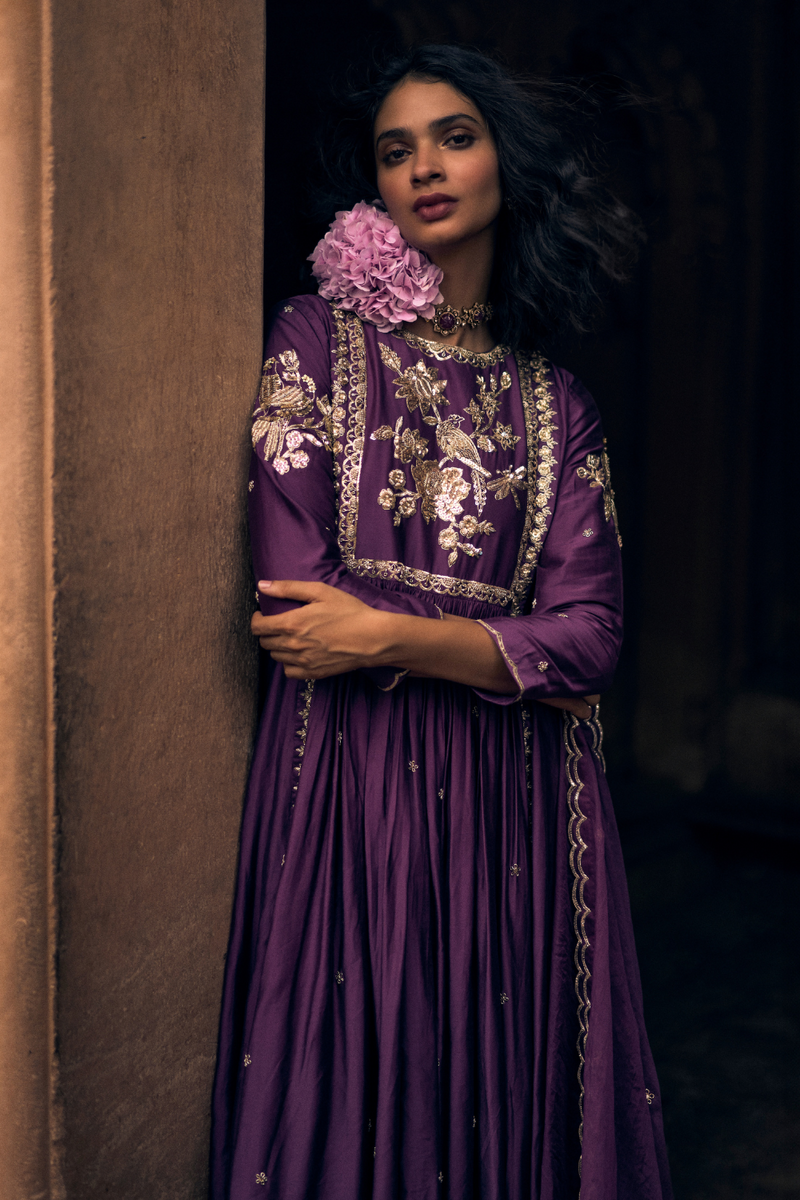 PH-2486 
Anarkali 
Pants Set by Paulmi & Harsh for women Worldwide
