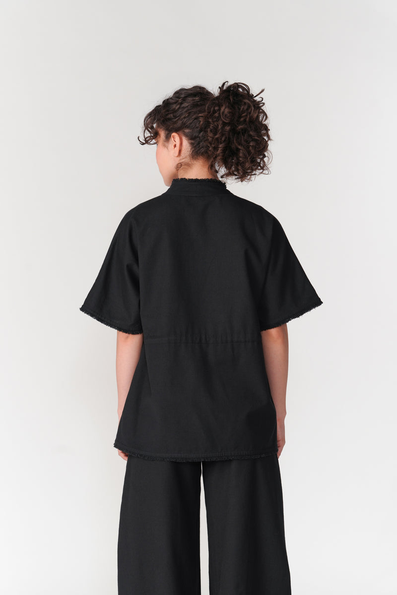Kumo Set co-ord set by Turn Black in black for women Worldwide
