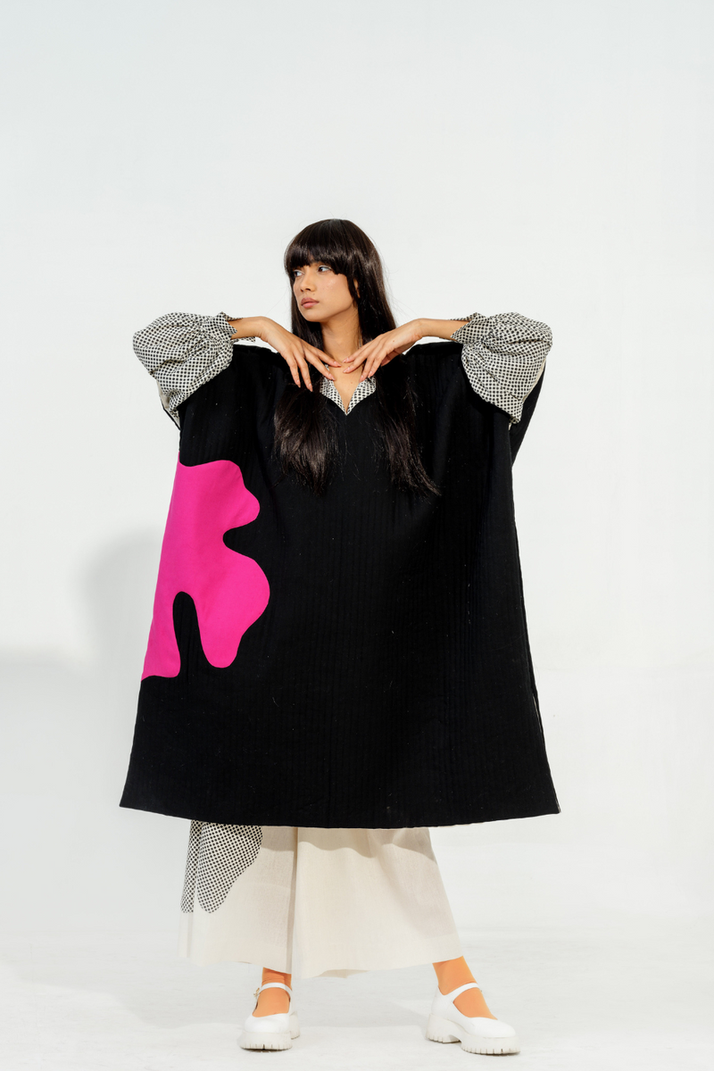 Bitter Orange Dress cotton matty dresses by Stoique in black, pink for women Worldwide