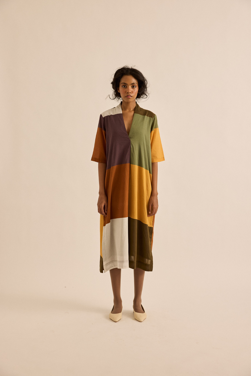 Marl Dress mul dress by Khara Kapas in multicolor for women Worldwide