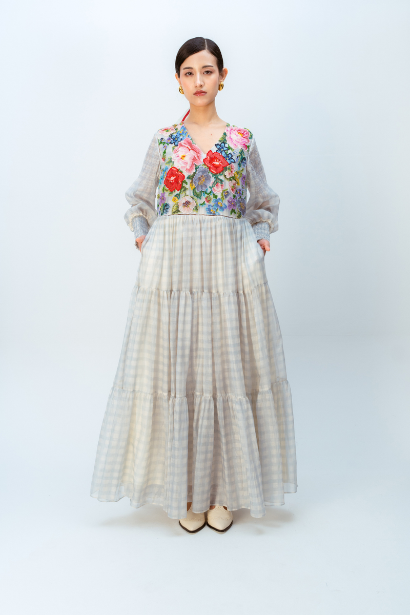 BLOOMING DRESS mul dress by Ode to Odd in blue for women Worldwide