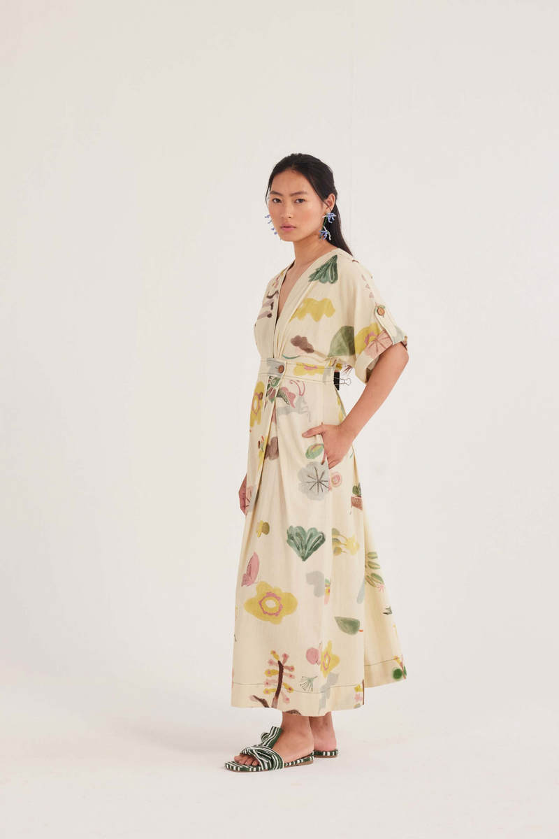 Noa Wrap Dress cotton by JodiLife for women Worldwide
