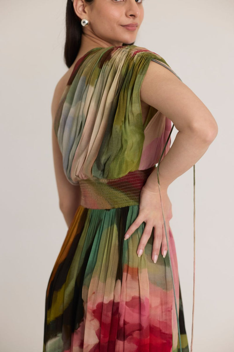 TILLY ONE SHOULDER DRESS mul by Yam in multi color for women Worldwide