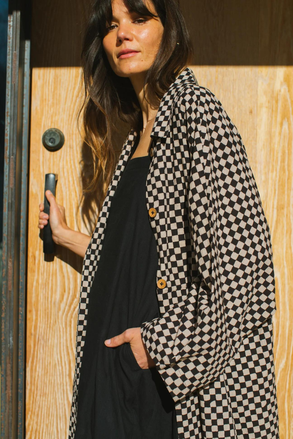 Duster jacket-Black