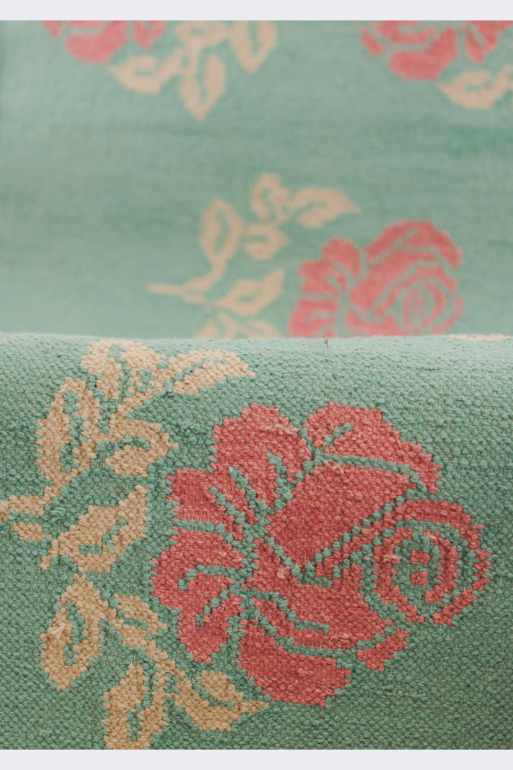 Rose Bed Sage Rug