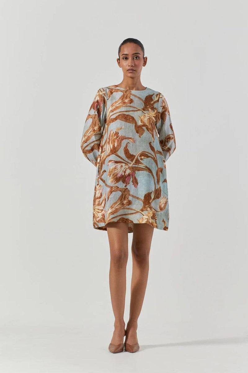 TREVI SHORT DRESS satin by Yam for women Worldwide