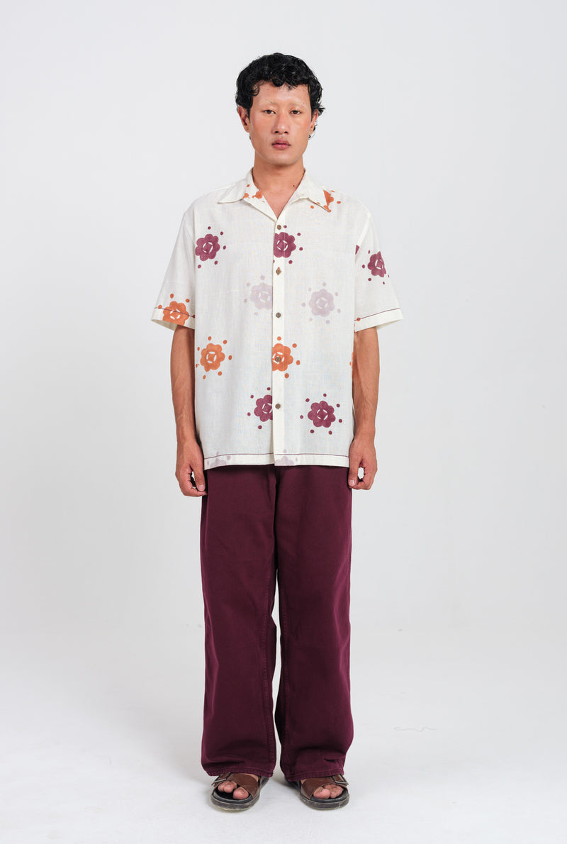 Thandai Men Shirt cotton shirt by Jodi Men in white for men Worldwide