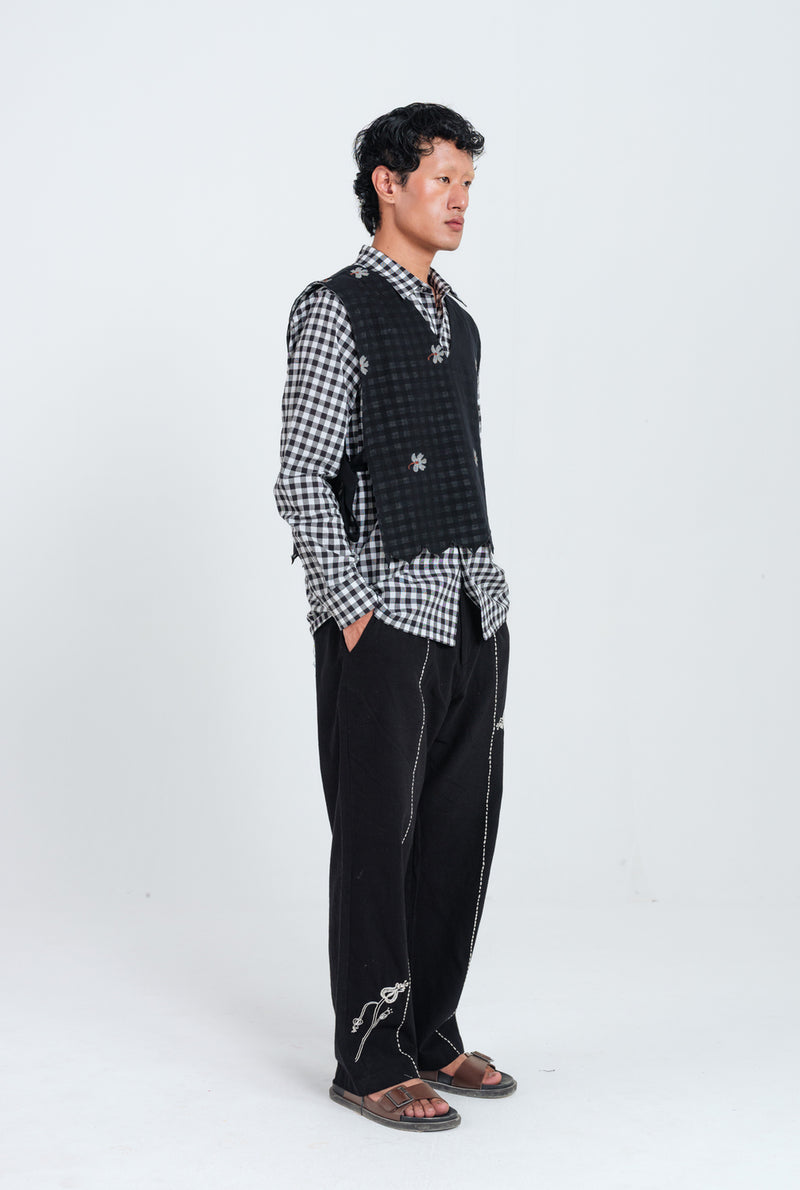 Groove Handloom Shirt cotton shirt by Jodi Men in black, white for men Worldwide