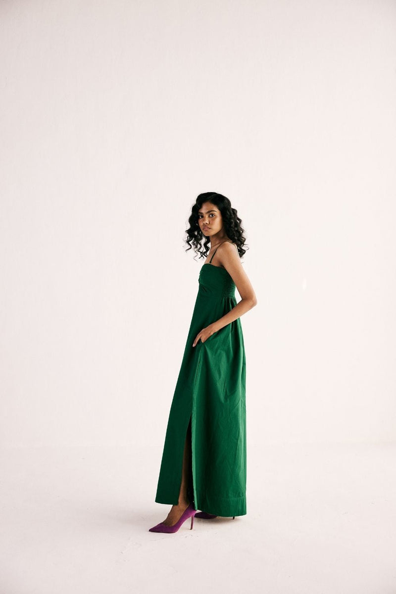 EMERALD GAZE GOWN poplin by Khara Kapas for women Worldwide