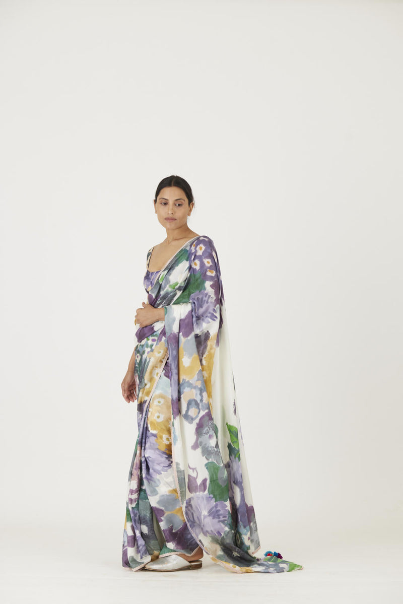 MARA SAREE mul Sarees by Yam in multi color for women Worldwide