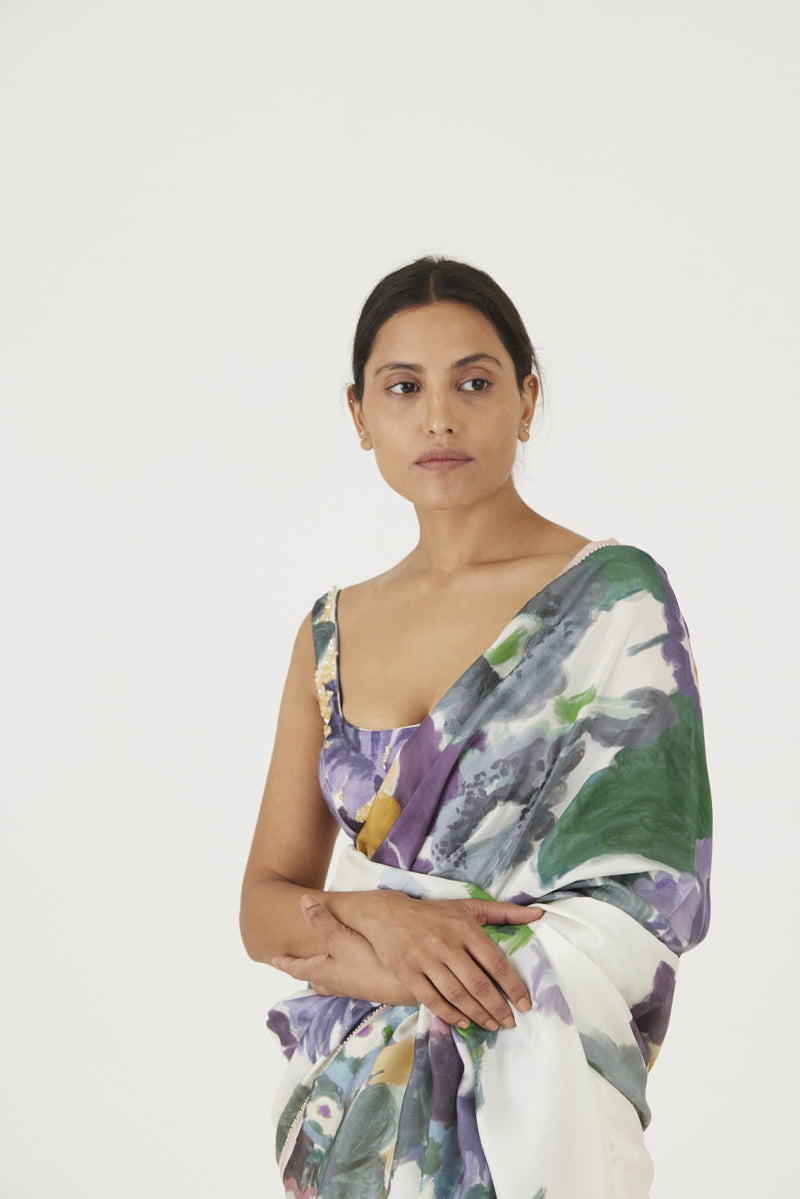 MARA SAREE mul Sarees by Yam in multi color for women Worldwide