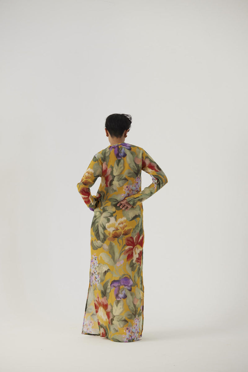 ALLORA YELLOW LEI LANI DRESS Dress,Skirts by Yam in yellow color for women Worldwide