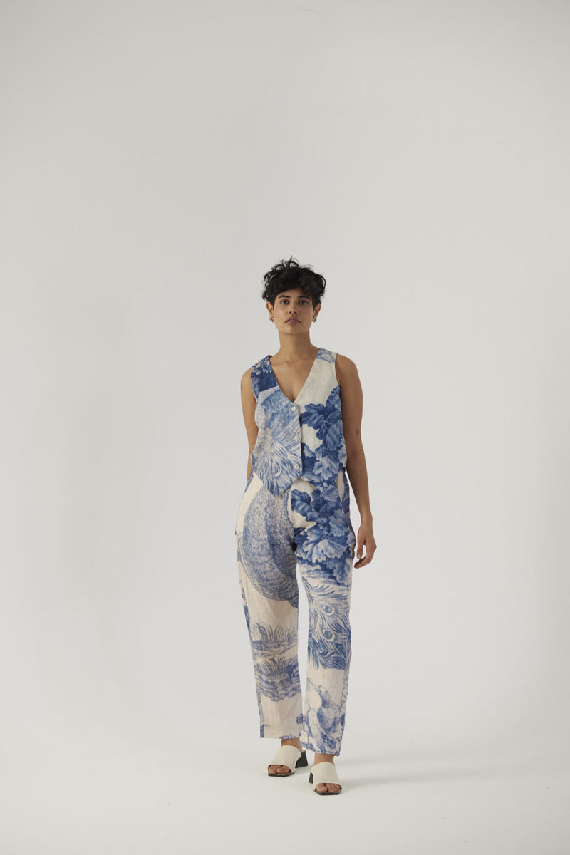 MORNI JACKET SET Co-ord Sets by Yam in white color for women Worldwide