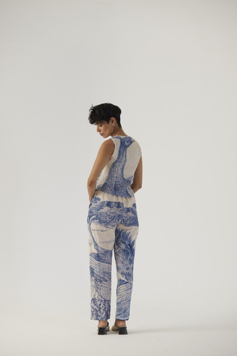 MORNI JACKET SET Co-ord Sets by Yam in white color for women Worldwide