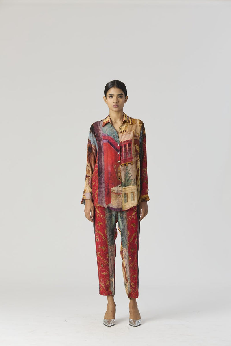 VILLA ROMA CO-ORD SET mul by Yam in multi color for women Worldwide