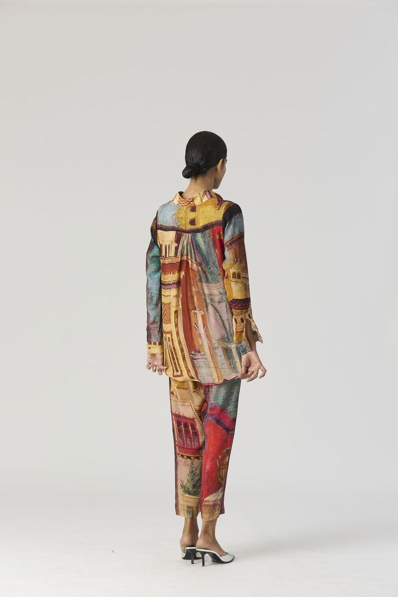 VILLA ROMA CO-ORD SET mul by Yam in multi color for women Worldwide