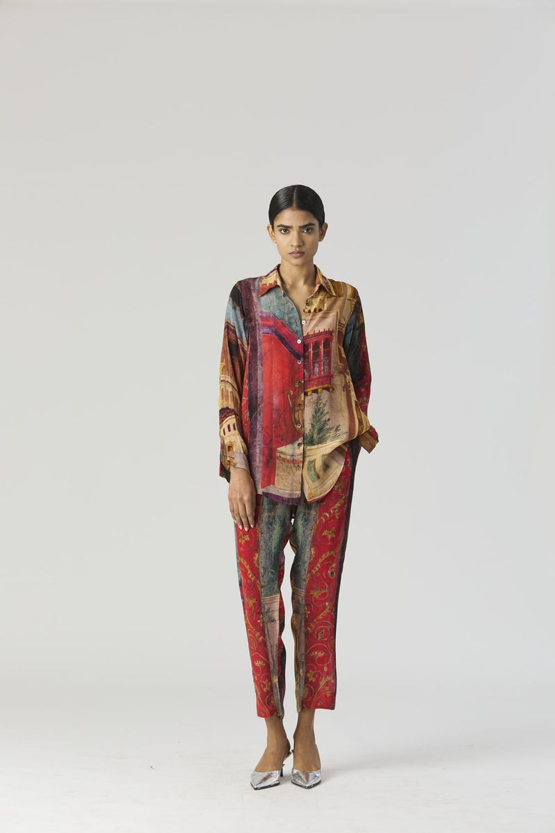 VILLA ROMA CO-ORD SET mul by Yam in multi color for women Worldwide