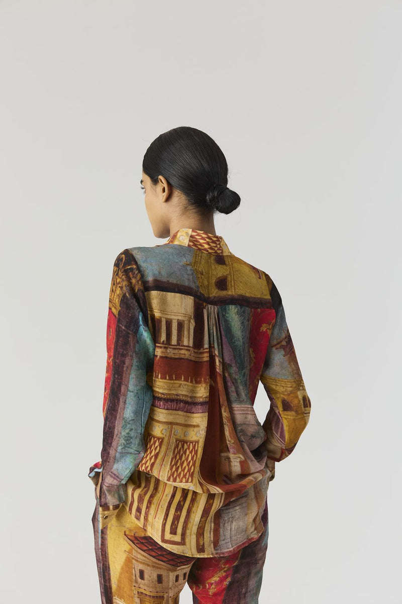 VILLA ROMA CO-ORD SET mul by Yam in multi color for women Worldwide