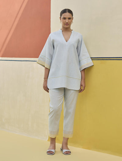 Neri Border Linen Co-ord Set
- Sky