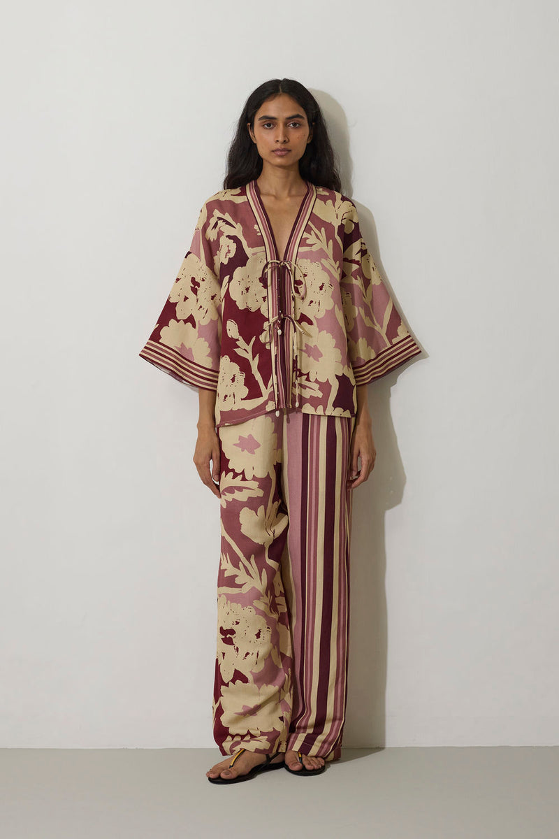 Tie-knot Marigold Set-Pink