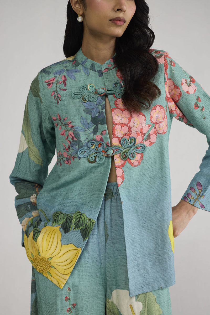 Itsuki Blazer & Pants Set co-ord set by YAM-ORIENTAL GARDEN SEP'26 for women Worldwide
