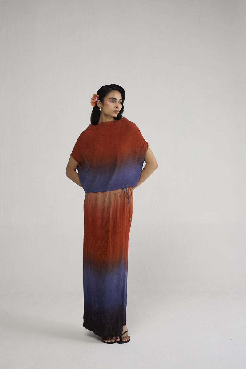 Ume Pintucks Wrap Skirt skirt by YAM-ORIENTAL GARDEN SEP'26 for women Worldwide