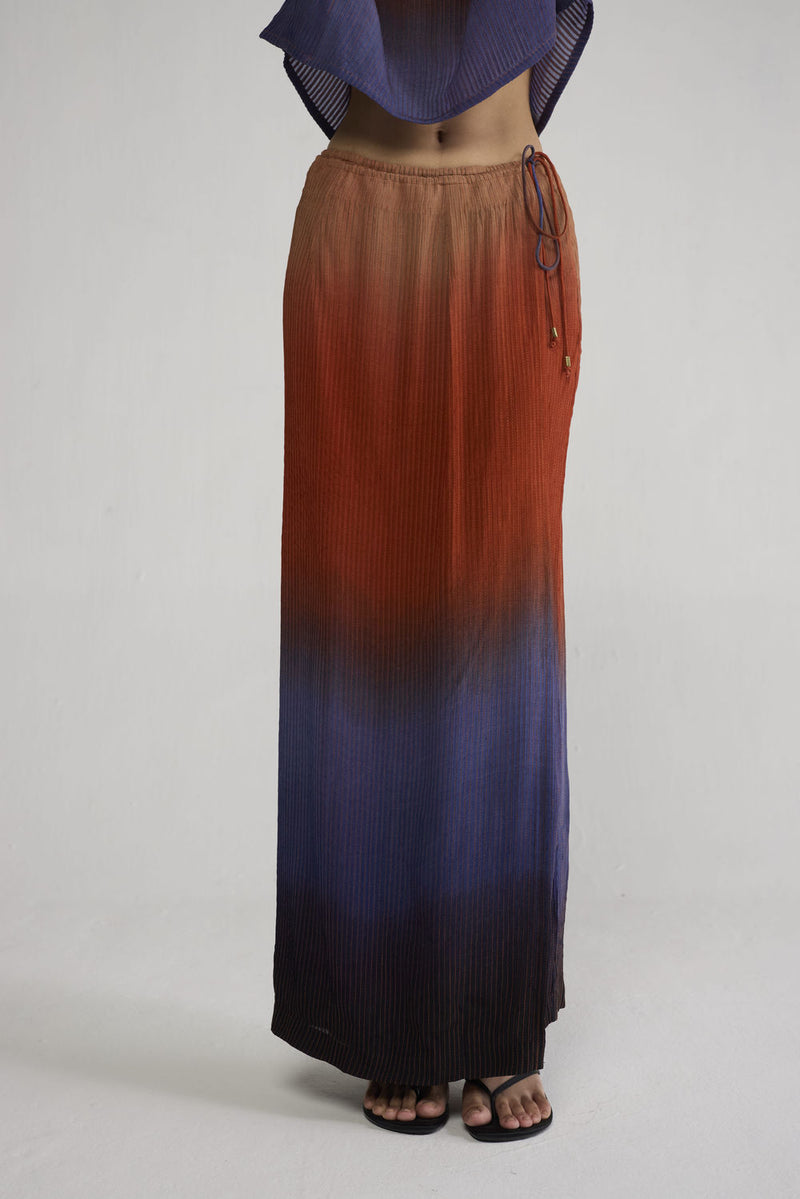 Ume Pintucks Wrap Skirt skirt by YAM-ORIENTAL GARDEN SEP'26 for women Worldwide