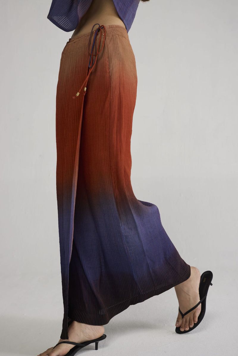 Ume Pintucks Wrap Skirt skirt by YAM-ORIENTAL GARDEN SEP'26 for women Worldwide