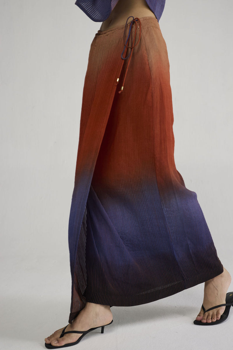 Ume Pintucks Wrap Skirt skirt by YAM-ORIENTAL GARDEN SEP'26 for women Worldwide