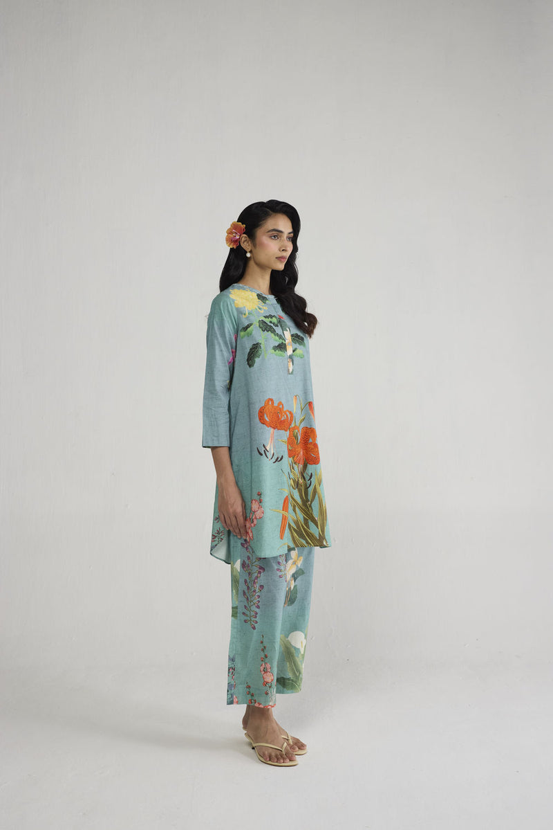 Itsuki Short Kurta Set co-ord set by YAM-ORIENTAL GARDEN SEP'26 for women Worldwide