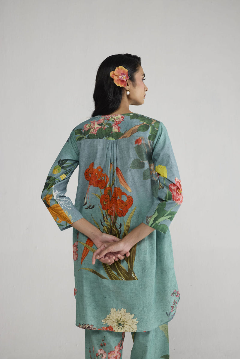 Itsuki Short Kurta Set co-ord set by YAM-ORIENTAL GARDEN SEP'26 for women Worldwide