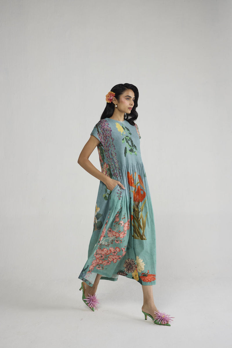 Itsuki Pintucks Dress dress by YAM-ORIENTAL GARDEN SEP'26 for women Worldwide