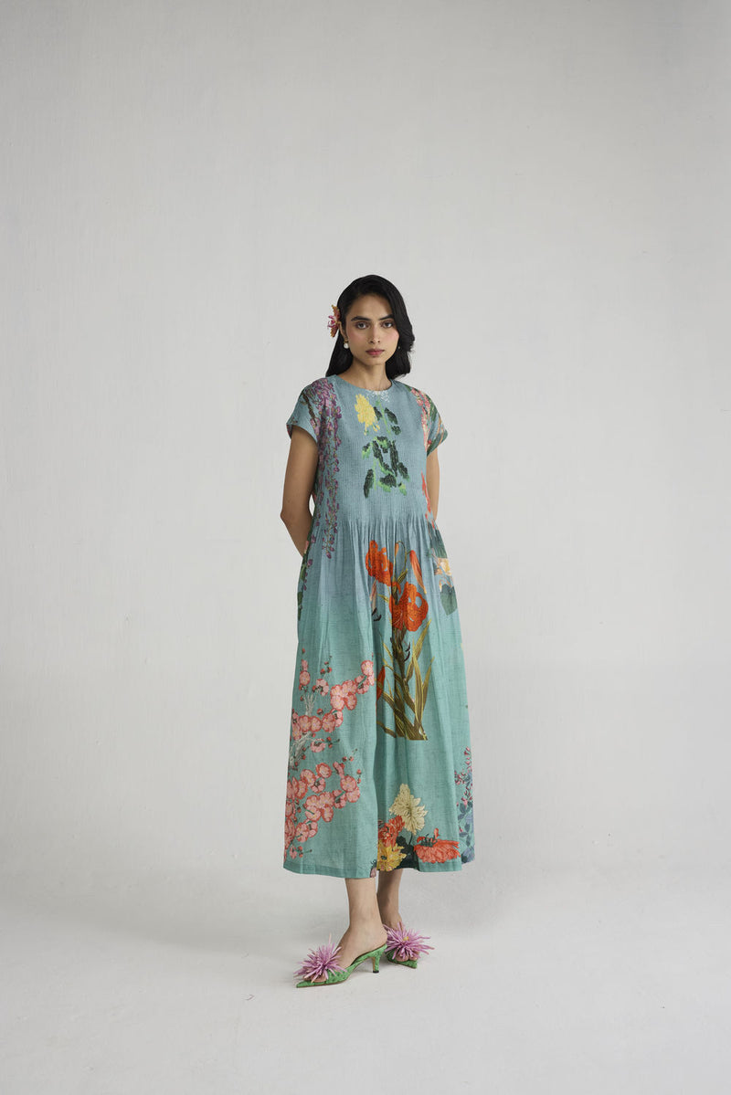 Itsuki Pintucks Dress dress by YAM-ORIENTAL GARDEN SEP'26 for women Worldwide