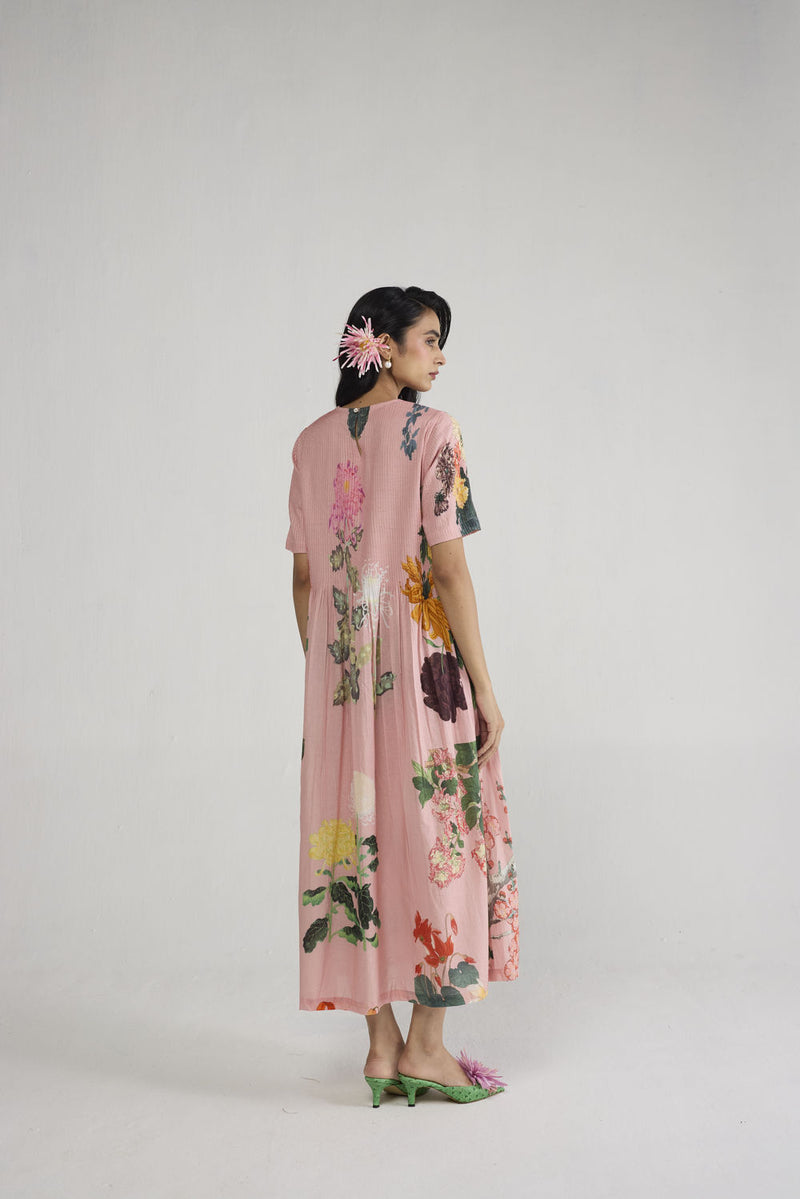 Sakura Pintucks Dress dress by YAM-ORIENTAL GARDEN SEP'26 for women Worldwide