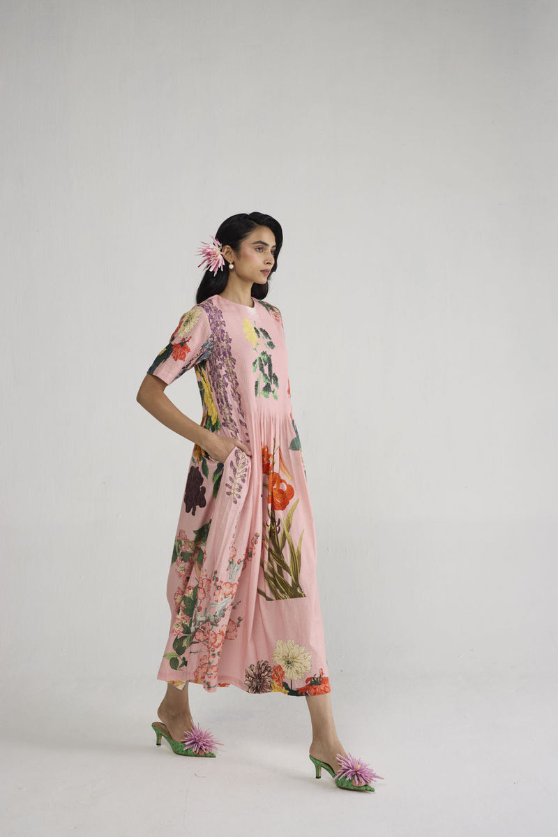 Sakura Pintucks Dress dress by YAM-ORIENTAL GARDEN SEP'26 for women Worldwide