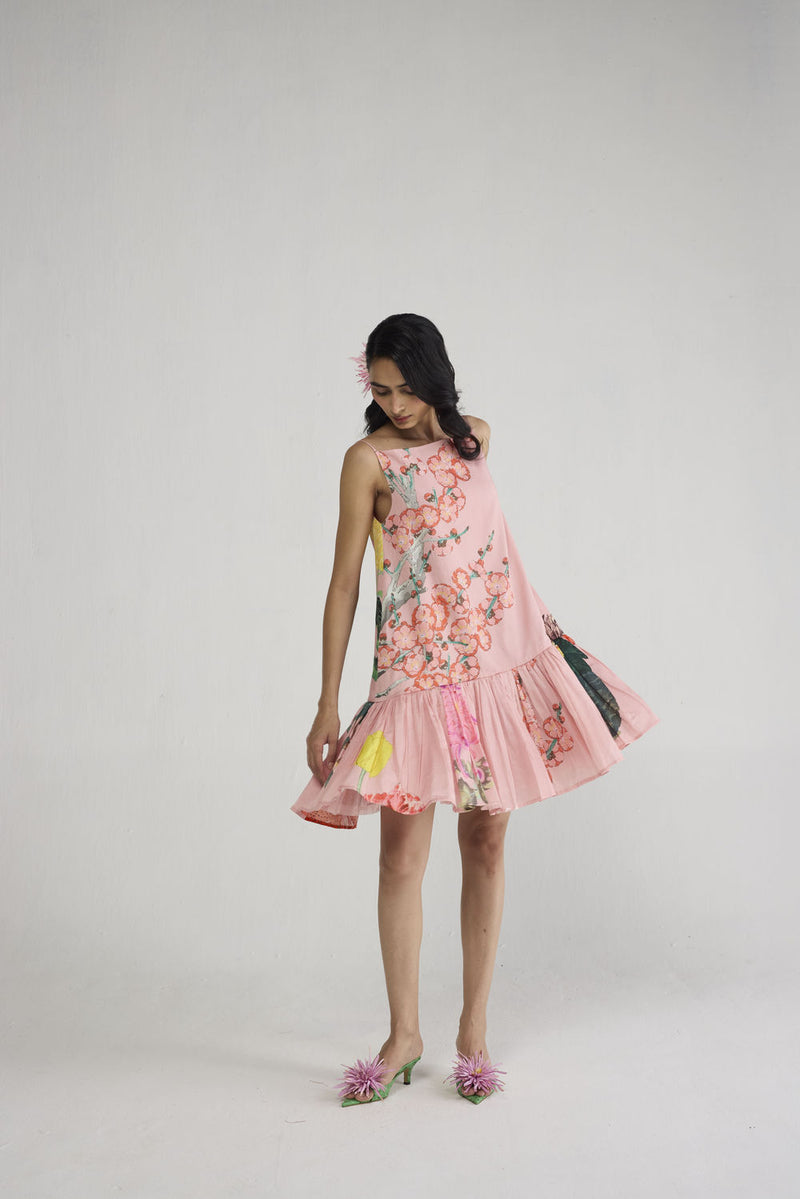 Sakura Short Frill Dress dress by YAM-ORIENTAL GARDEN SEP'26 for women Worldwide