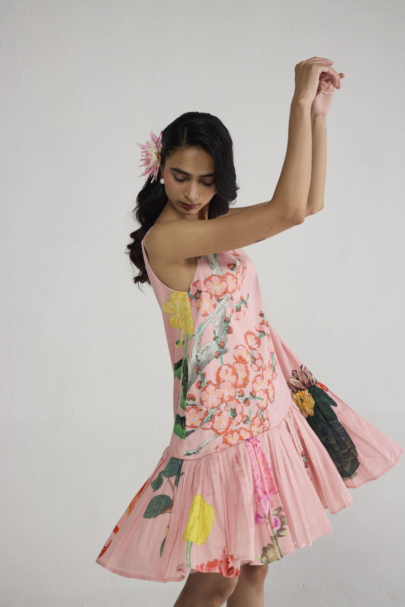 Sakura Short Frill Dress dress by YAM-ORIENTAL GARDEN SEP'26 for women Worldwide