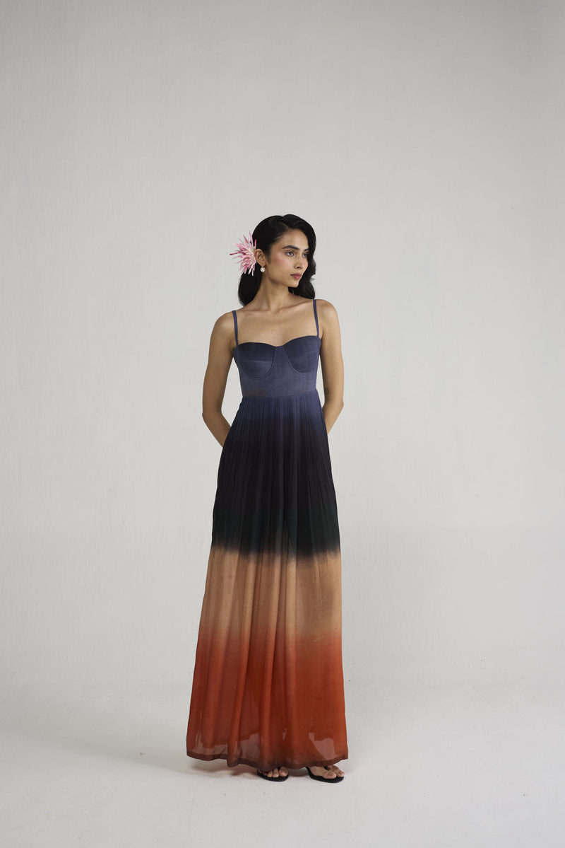 Ume Crepe Bralette Dress dress by YAM-ORIENTAL GARDEN SEP'26 for women Worldwide