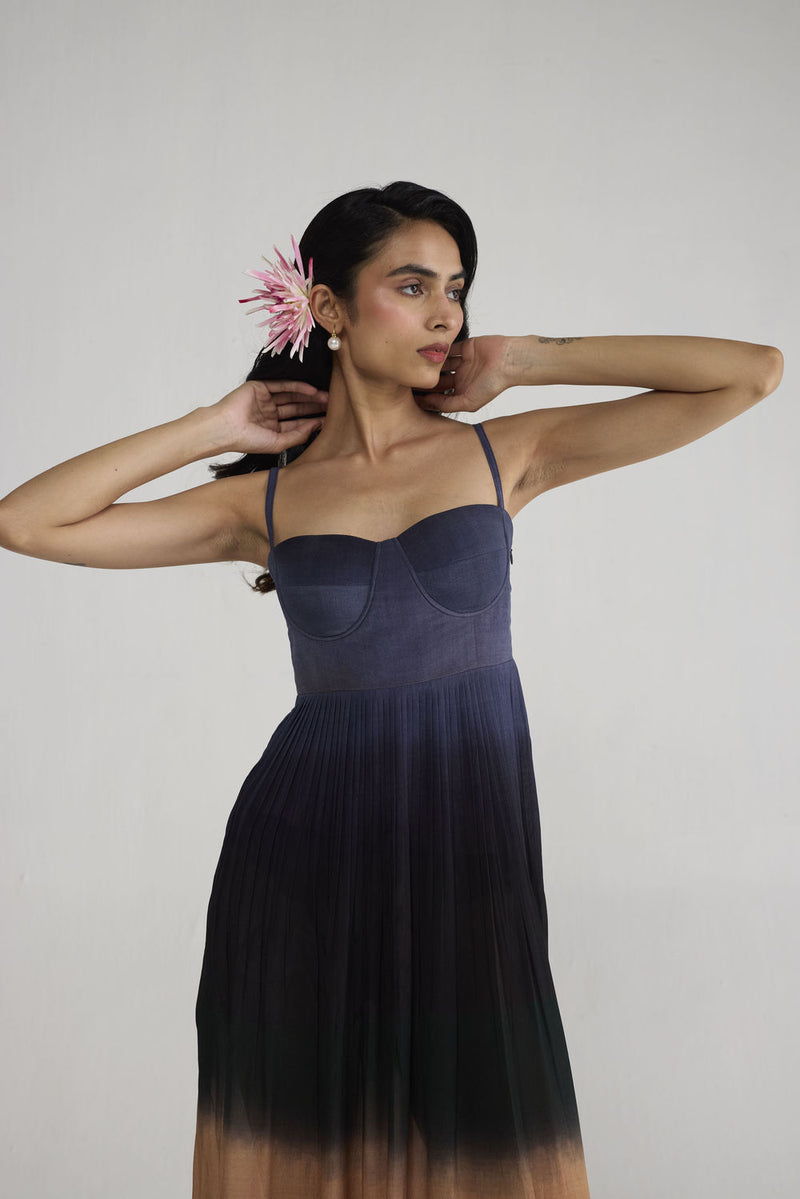 Ume Crepe Bralette Dress dress by YAM-ORIENTAL GARDEN SEP'26 for women Worldwide
