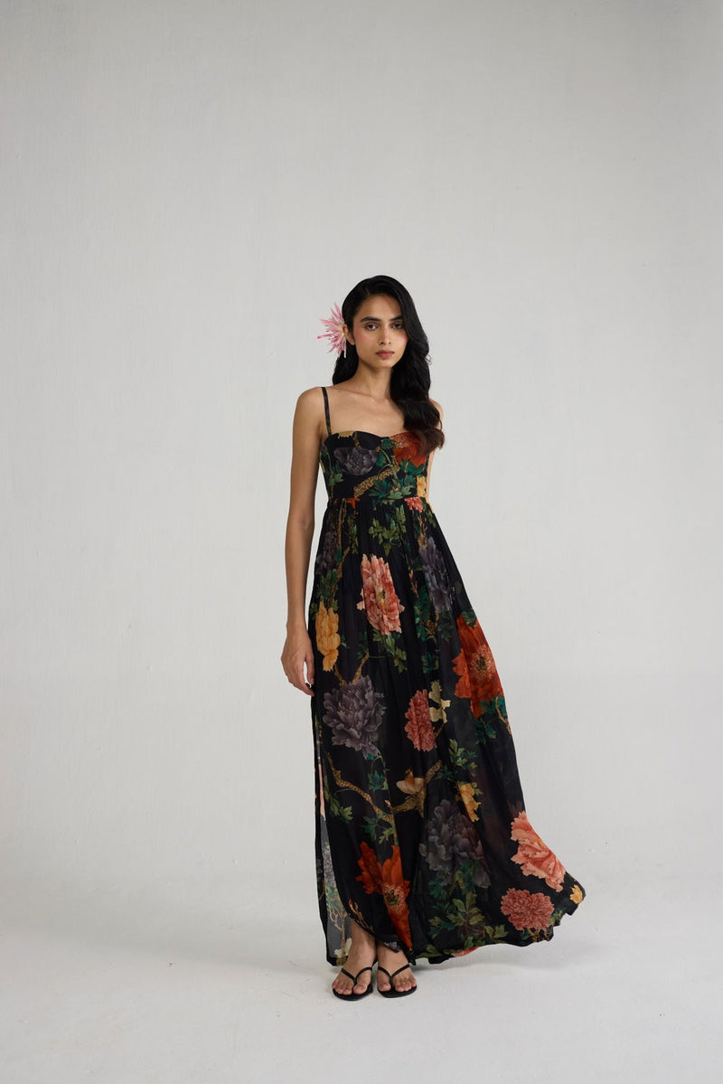 Himari Crepe Bralette Dress dress by YAM-ORIENTAL GARDEN SEP'26 for women Worldwide